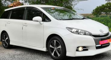 Toyota Wish - The Spacious and Efficient MPV with 7 Seats, CVT, and Smart Key System