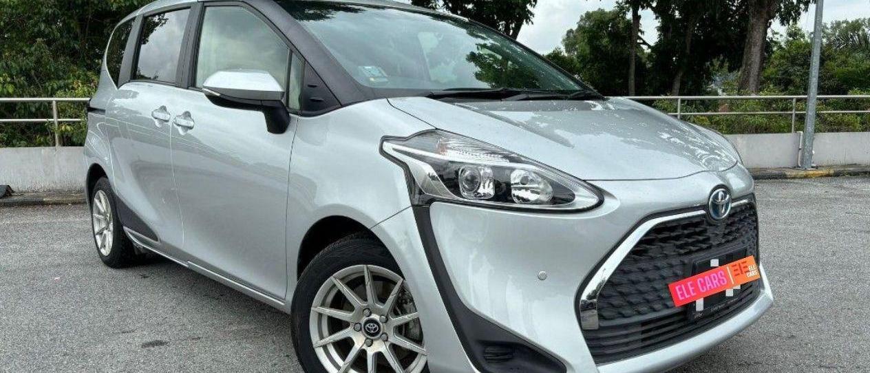 Toyota Sienta Hybrid G  - Eco-Friendly and Versatile MPV with CVT and Idling Stop